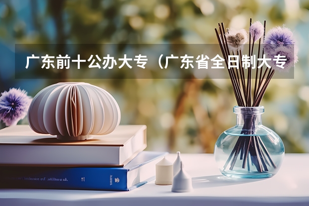 广东前十公办大专（广东省全日制大专学校排名）