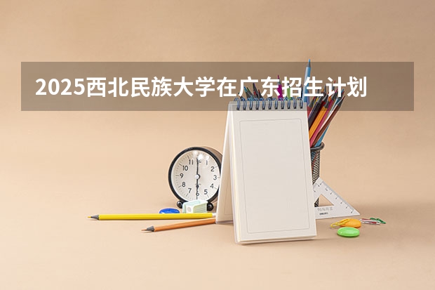 2025西北民族大学在广东招生计划人数