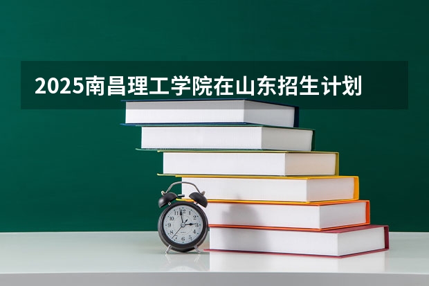 2025南昌理工学院在山东招生计划人数