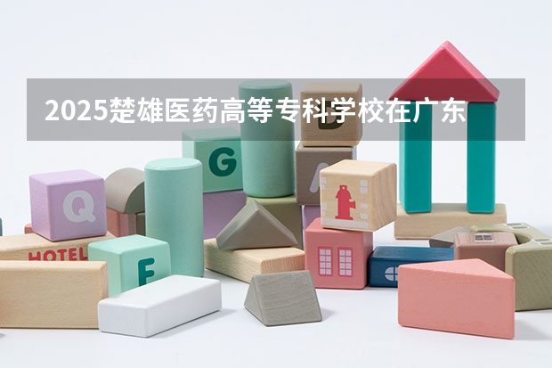 2025楚雄医药高等专科学校在广东招生计划人数