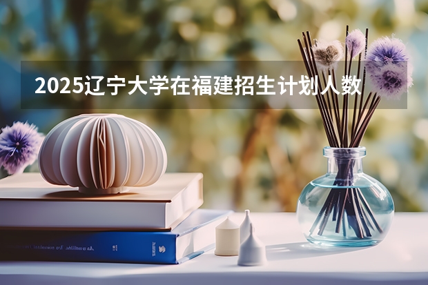 2025辽宁大学在福建招生计划人数