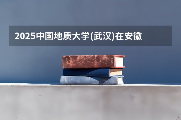 2025中国地质大学(武汉)在安徽招生计划人数