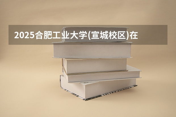 2025合肥工业大学(宣城校区)在重庆招生计划人数