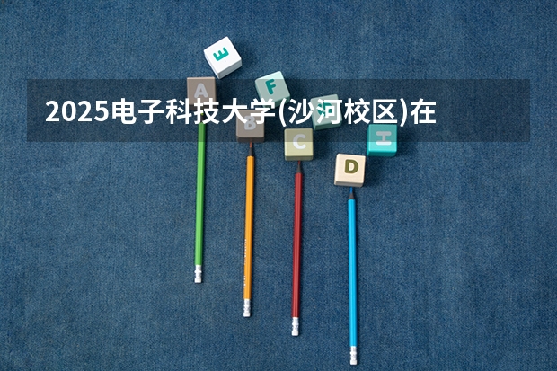 2025电子科技大学(沙河校区)在北京招生计划人数