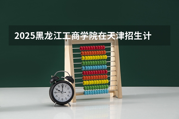 2025黑龙江工商学院在天津招生计划人数