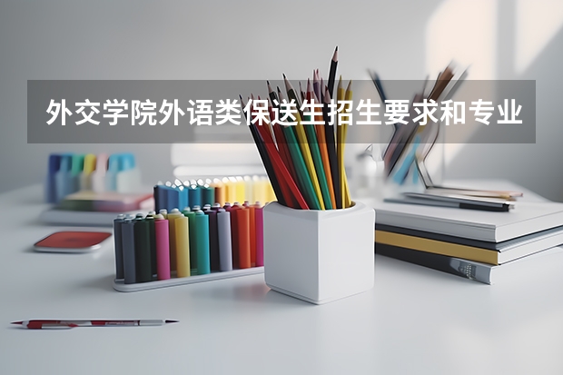 外交学院外语类保送生招生要求和专业（重庆大学外语类保送生招生简章）