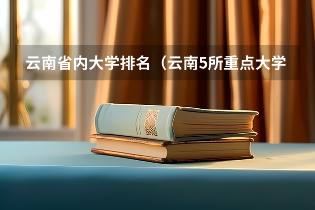 云南省内大学排名（云南5所重点大学）