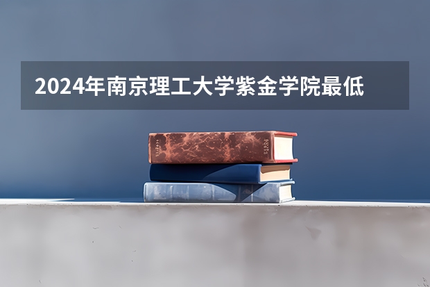 2024年南京理工大学紫金学院最低录取分数线