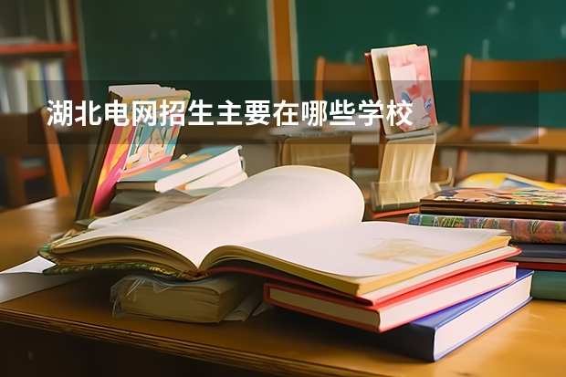 湖北电网招生主要在哪些学校