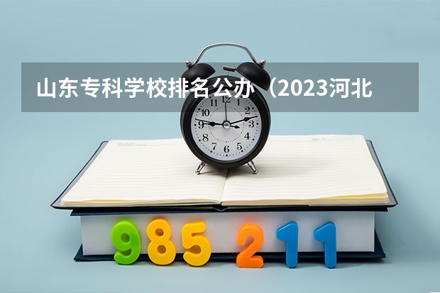 山东专科学校排名公办（2023河北最好的公办专科学校排名）