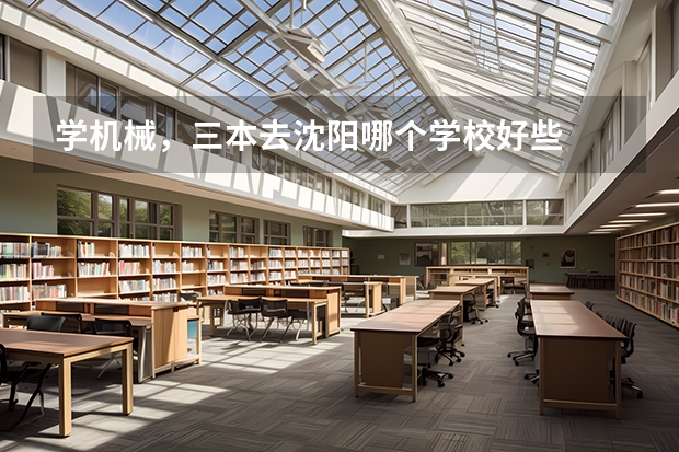 学机械，三本去沈阳哪个学校好些