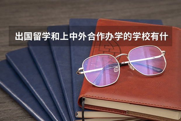 出国留学和上中外合作办学的学校有什么区别