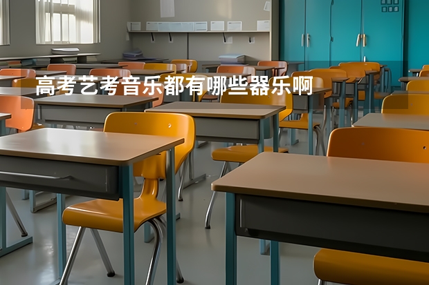 高考艺考音乐都有哪些器乐啊