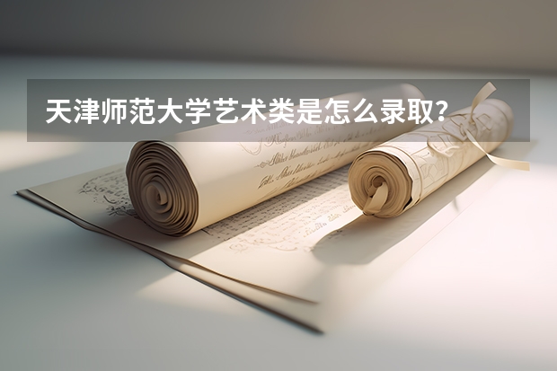天津师范大学艺术类是怎么录取?