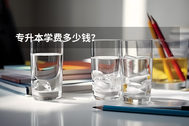 专升本学费多少钱？