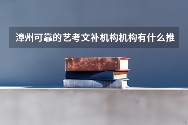 漳州可靠的艺考文补机构机构有什么推荐？有人知道大概吗？