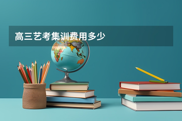 高三艺考集训费用多少