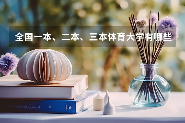 全国一本、二本、三本体育大学有哪些?
