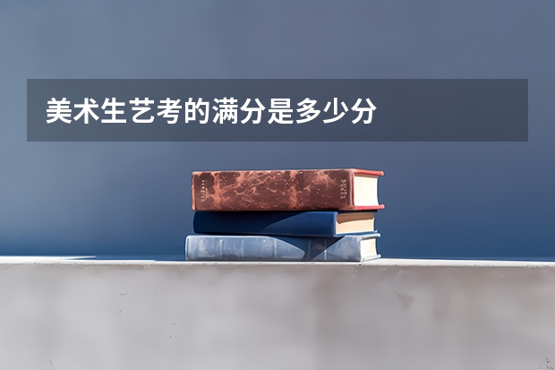 美术生艺考的满分是多少分