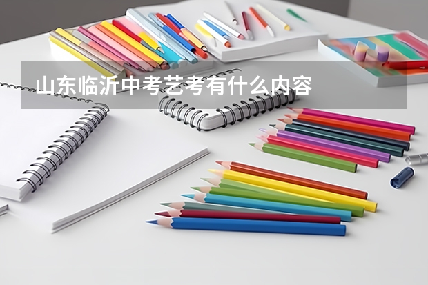山东临沂中考艺考有什么内容