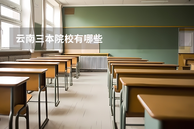 云南三本院校有哪些
