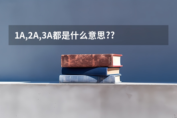 1A,2A,3A...都是什么意思??