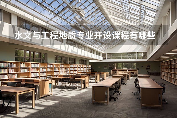 水文与工程地质专业开设课程有哪些 考研方向是什么