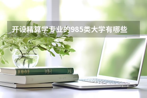 开设精算学专业的985类大学有哪些学校