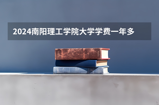 2024南阳理工学院大学学费一年多少钱？