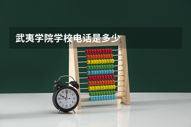 武夷学院学校电话是多少