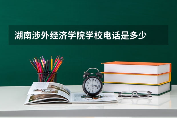 湖南涉外经济学院学校电话是多少