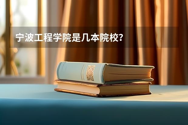 宁波工程学院是几本院校？