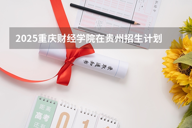 2025重庆财经学院在贵州招生计划人数